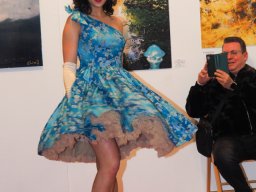 Fashion Show in der Contemplor Galerie Wien am 14. 03. 2024